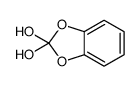 1,3-benzodioxole-2,2-diol Structure