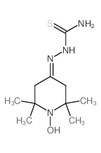 [(1-hydroxy-2,2,6,6-tetramethyl-4-piperidylidene)amino]thiourea Structure