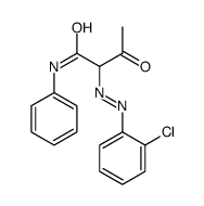 2-[(2-chlorophenyl)diazenyl]-3-oxo-N-phenylbutanamide Structure