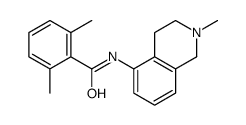 2,6-Dimethyl-N-(1,2,3,4-tetrahydro-2-methylisoquinolin-5-yl)benzamide structure