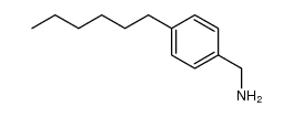 4-n-Hexylbenzylamine结构式