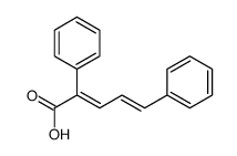 (2Z,4E)-2,5-diphenylpenta-2,4-dienoic acid structure