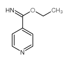 乙基异烟酰亚胺酸酯结构式