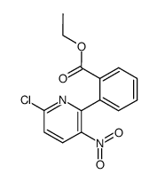 2-(6-chloro-3-nitropyridin-2-yl)benzoic acid ethyl ester Structure