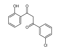 1-(3-chlorophenyl)-3-(2-hydroxyphenyl)propane-1,3-dione Structure