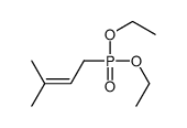 1-diethoxyphosphoryl-3-methylbut-2-ene Structure