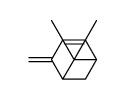 2,6,6-trimethyl-4-methylidenebicyclo[3.1.1]hept-2-ene结构式