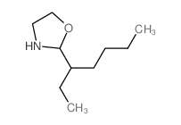 2-heptan-3-yloxazolidine结构式