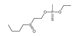 2-[(S)-butylsulfinyl]ethoxy-ethoxy-methyl-sulfanylidene-λ5-phosphane结构式