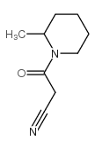 Piperidine,1-(cyanoacetyl)-2-methyl- Structure