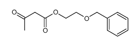 acetoacetic acid 2-benzyloxyethyl ester Structure