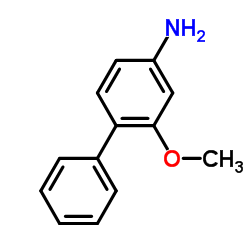 2-Methoxy-4-biphenylamine Structure