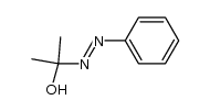 (1-hydroxy-1-methylethyl)phenyldiazene结构式