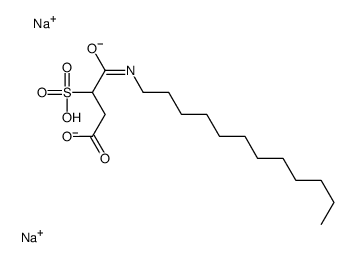 disodium,4-(dodecylamino)-4-oxo-3-sulfonatobutanoate Structure