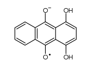 semiquinone of 1,4-dihydroxy-anthracene-9,10-dione结构式