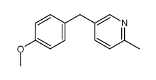 5-[(4-methoxyphenyl)methyl]-2-methylpyridine Structure