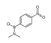 N-[chloro-(4-nitrophenyl)boranyl]-N-methylmethanamine Structure