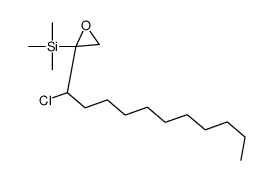 [2-(1-chloroundecyl)oxiran-2-yl]-trimethylsilane Structure