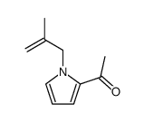 Ethanone, 1-[1-(2-methyl-2-propenyl)-1H-pyrrol-2-yl]- (9CI) Structure