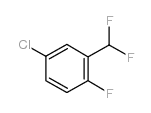 5-CHLORO-2-FLUORO-1-(DIFLUOROMETHYL)BENZENE structure