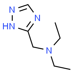 1H-1,2,4-Triazole-3-methanamine,N,N-diethyl-(9CI) structure