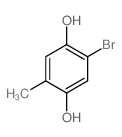 1,4-Benzenediol,2-bromo-5-methyl-结构式