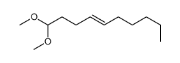 (Z)-1,1-Dimethoxy-4-decene structure