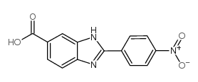 2-(4-NITRO-PHENYL)-3H-BENZOIMIDAZOLE-5-CARBOXYLIC ACID Structure