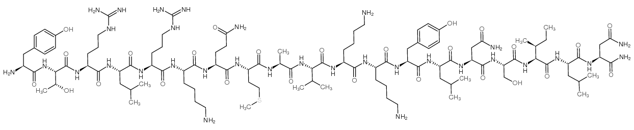 10-28-小肠血管活性二十八肽(猪)结构式