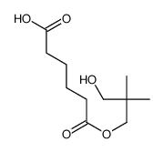 6-(3-hydroxy-2,2-dimethyl-propoxy)-6-oxo-hexanoic acid structure