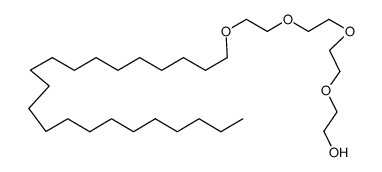 tetraethylene glycol monodocosyl ether Structure