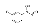 Benzenamine, 3-fluoro-N-hydroxy-N-nitroso- (9CI)结构式