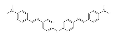 4,4'-Methylenebis[N-[[4-(dimethylamino)phenyl]methylene]benzenamine] Structure