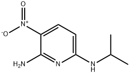 N-(6-amino-5-nitro-2-pyridyl)-N-isopropylamine结构式