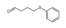 4-phenylthiobutyraldehyde结构式