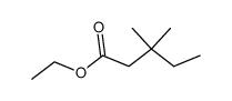 3,3-dimethyl-valeric acid ethyl ester Structure