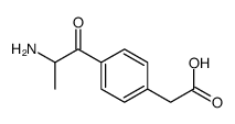 Benzeneacetic acid,4-(2-amino-1-oxopropyl)- picture