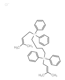 Phosphonium,1,4-butanediylbis[(3-methyl-2-butenyl)diphenyl-, dichloride (9CI)结构式