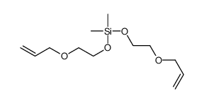 dimethyl-bis(2-prop-2-enoxyethoxy)silane Structure