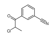 Benzonitrile, 3-(2-chloro-1-oxopropyl)- (9CI) Structure