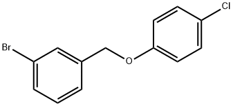 1-Bromo-3-(4-chlorophenoxymethyl)benzene Structure