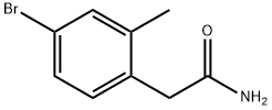 Benzeneacetamide, 4-bromo-2-methyl-结构式