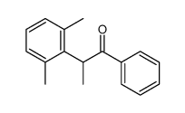 2-(2,6-dimethylphenyl)-1-phenylpropan-1-one Structure