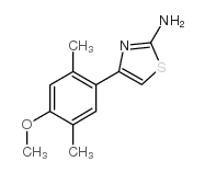 4-(4-甲氧基-2,5-二甲基-苯基)-噻唑-2-胺图片