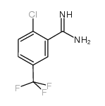 2-CHLORO-5-TRIFLUOROMETHYL-BENZAMIDINE Structure