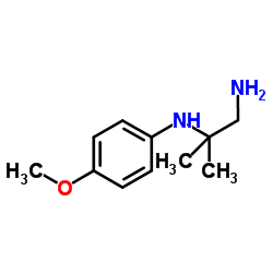 N2-(4-Methoxyphenyl)-2-methyl-1,2-propanediamine Structure