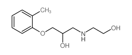 1-(2-HYDROXY-ETHYLAMINO)-3-O-TOLYLOXY-PROPAN-2-OL structure