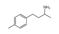 Benzenepropanamine, α,4-dimethyl Structure