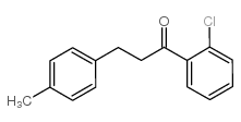 2'-CHLORO-3-(4-METHYLPHENYL)PROPIOPHENONE结构式