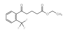 ETHYL 5-OXO-5-(2-TRIFLUOROMETHYLPHENYL)VALERATE Structure